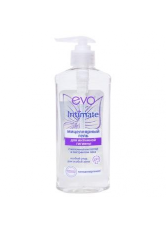 Evo Intimate гель мицеллярн д/интимной гигиены с молочн кисл и экстр овса 275мл N 1
