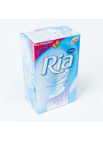 Hartmann прокладки ежедневн Ria Slip Classic Sanitory Towels део N 25 оптом