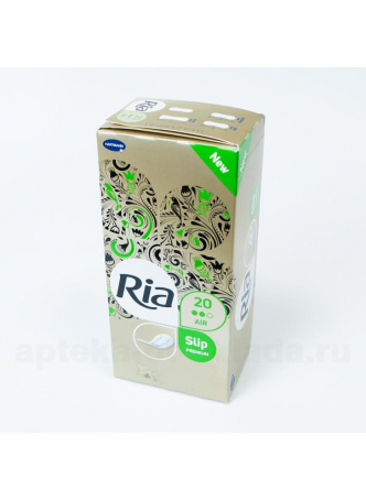 Hartmann прокладки ежедневн Ria Slip Soft и Safe Sanitory Towels эйр лайт N 20 оптом