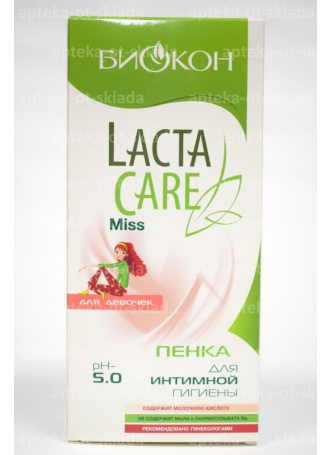 Lacta Care Miss пенка д/инт гигиены д/девочек 150 мл N 1