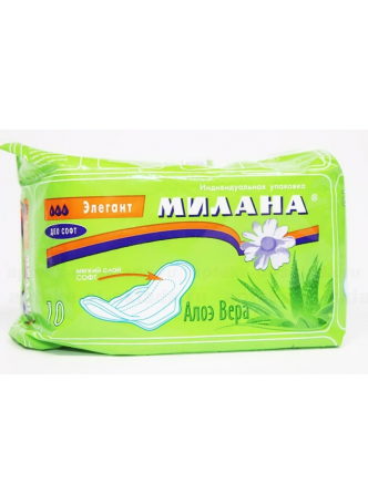 Прокладки Милана Элегант Алоэ Вера део софт N 10