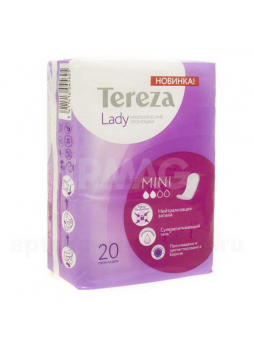 Tereza Lady mini урологические прокладки N 20