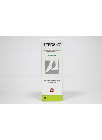 Тербикс спрей д/наруж прим-я 1% 30г N 1