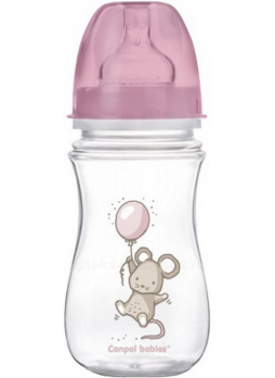 Canpol babies бутылочка антиколик с сил соской 240мл (35/219) 3+мес Little Cutie N 1