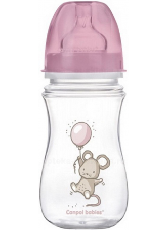 Canpol babies бутылочка антиколик с сил соской 240мл (35/219) 3+мес Little Cutie N 1 оптом