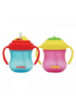 Lubby поильник с трубочкой 250мл мини твист /15760/ 6+мес N 1