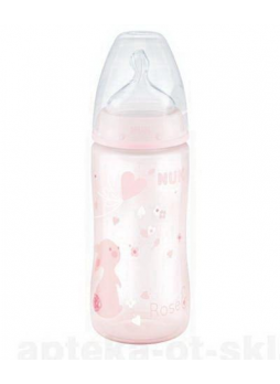 Nuk First Choice+ Baby Rose бутылочка с силиконовой соской 0-6 мес 300мл Шарик N 1