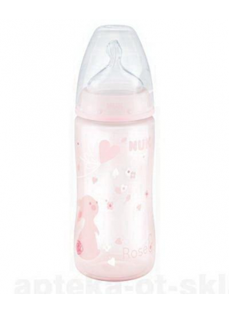 Nuk First Choice+ Baby Rose бутылочка с силиконовой соской 0-6 мес 300мл Шарик N 1
