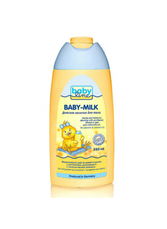 BABYLINE детское молочко д/тела 250мл без красителей N 1 оптом