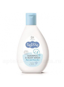 Bebble shampoo&body wash 200мл шампунь д/волос и тела детский 0+мес N 1
