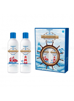 COMPLIMENT kids набор Sea Adventure (шампунь д/волос 250мл+пенный гель д/душа 250мл) N 1