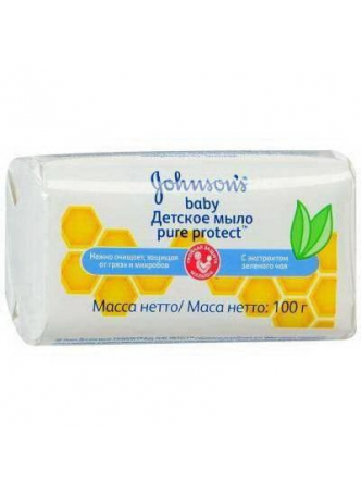 Джонсон Baby мыло pure protect 100г N 1 оптом