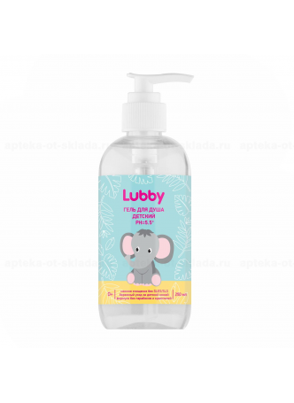 Lubby гель д/душа детский 250мл /20580/ 0+мес N 1 оптом