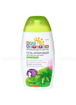 Мир детства гель кремовый д/купания 0+ 300 мл N 1