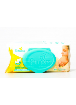 Салфетки влажные Памперс New baby sensitive N 54
