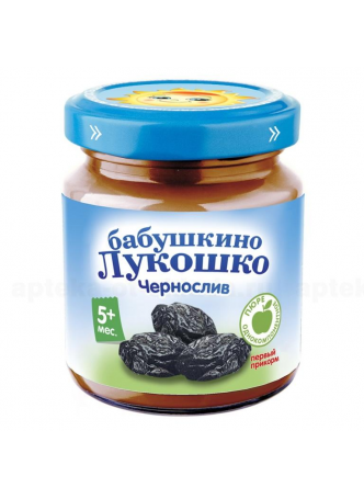 Баб лукошко Пюре чернослив 100г N 1 оптом