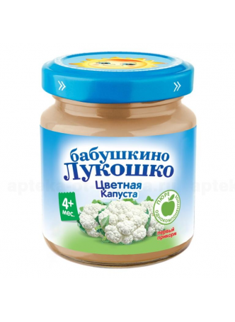 Баб лукошко Пюре цв капуста 100г N 1