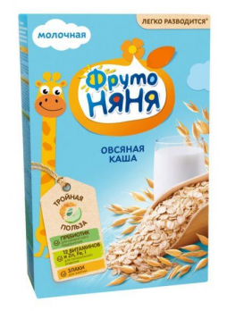 ФрутоНяня Каша мол овсяная 6+мес 200г N 1