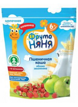 ФрутоНяня Каша мол пшен/ябл/землян 200г N 1