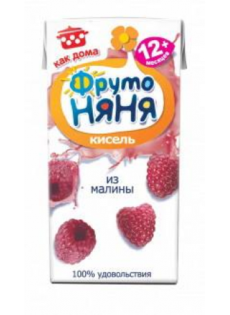 ФрутоНяня кисель малина 200мл N 1 оптом