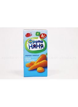 ФрутоНяня Нектар морк/мяк/сах 200мл N 1