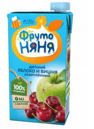 ФрутоНяня нектар яблоко/вишня осветленный 500 мл N 1 оптом