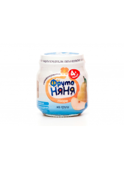 ФрутоНяня Пюре груша натур 100г N 1