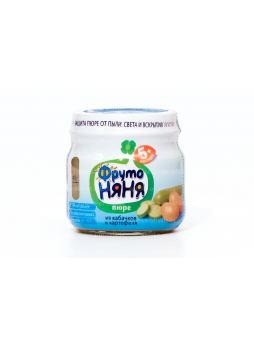 ФрутоНяня пюре кабачки/картофель 80 гр N 1