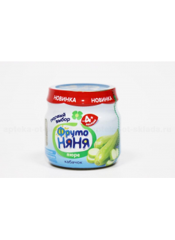 ФрутоНяня пюре кабачок 80г N 1