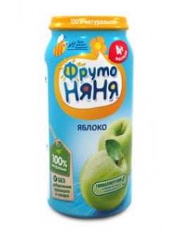 ФрутоНяня Пюре яблоко/натур 250г N 1