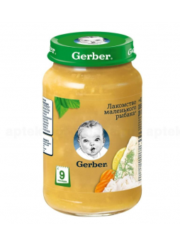 Gerber консервы из сайды лакомство маленького рыбака 190г 9+мес N 1