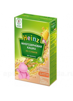 Heinz Каша многозерновая 5 злаков 200г N 1
