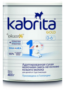 Кабрита 1 gold смесь сух на козьем молоке 400г N 1