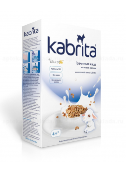 Кабрита каша гречневая на козьем молоке 4+ 180 г N 1