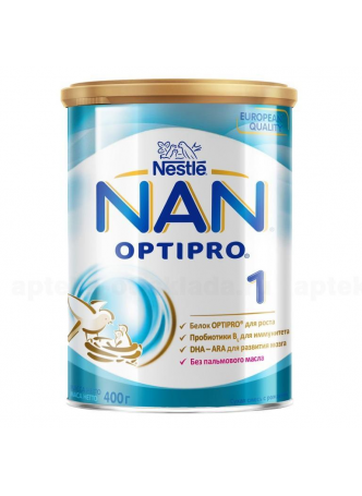 Нан 1 оптипро с рождения 400 г N 1