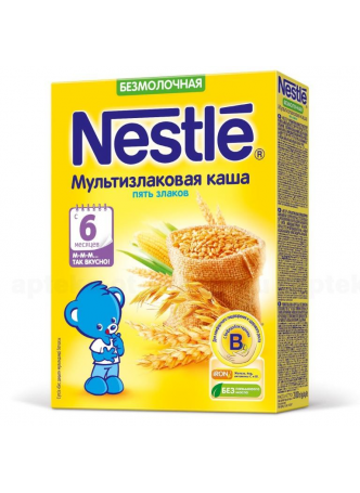 Нестле каша б/молочная 200г 5 злаков