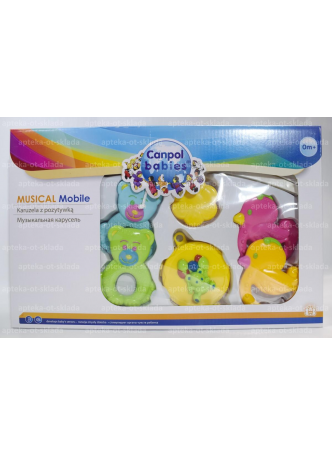 Canpol babies музыкальная карусель Мишки и утки +0мес N 1 оптом