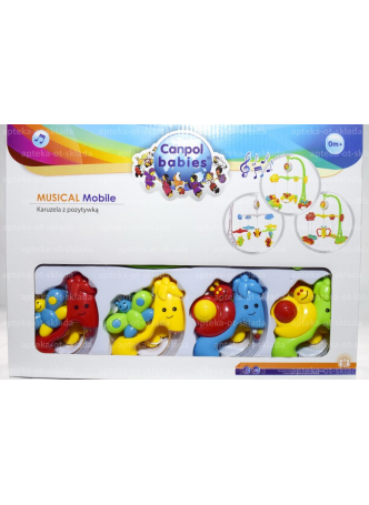 Canpol babies музыкальная карусель Улитки и бабочки +0мес N 1 оптом
