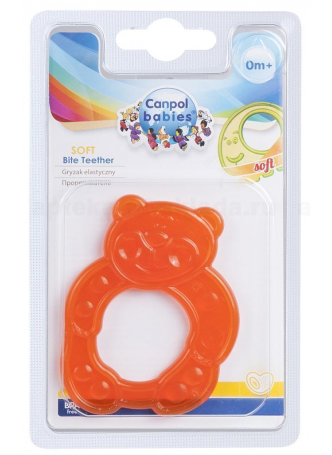 Canpol babies прорезыватель мягкий Животные +0мес N 1 оптом