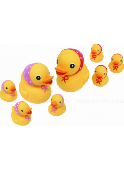Курносики Игрушка д/ванны Семейка уточек /25073/ 6+мес N 4
