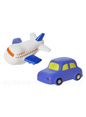 Курносики набор игрушек для ванны Машинка и самолет 6+ (25037) N 1 оптом