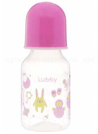 Just lubby бутылочка с сил соской мол малый поток 125мл /16402/ 0+мес N 1 оптом