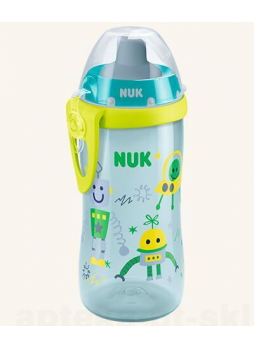 Nuk Аction Cup поильник голубой с силиконовой трубочкой 12+ 230мл /10751203/ N 1