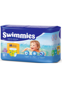 Подгузники-трусики д/плавания Swimmies medium более 12кг N 11
