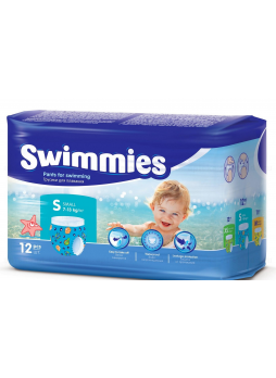 Подгузники-трусики д/плавания Swimmies small 7-13кг N 12