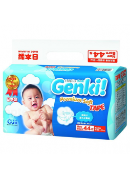 Genki  Premium soft подгузники New Born (до 5 кг) N 44