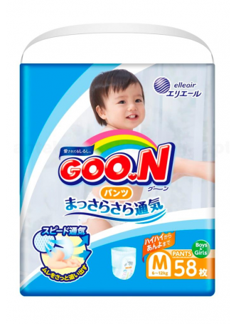 Goon трусики-подгузники р М (6-12кг) N 58