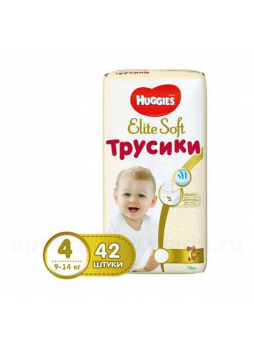 Huggies Elite Soft трусики-подгузники р.4 (9-14кг) N 42
