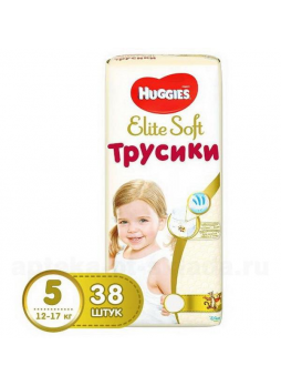 Huggies Elite Soft трусики-подгузники р.5 (12-17кг) N 38