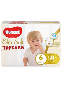 Huggies Elite Soft трусики р-р 6 (16-22 кг) N 28